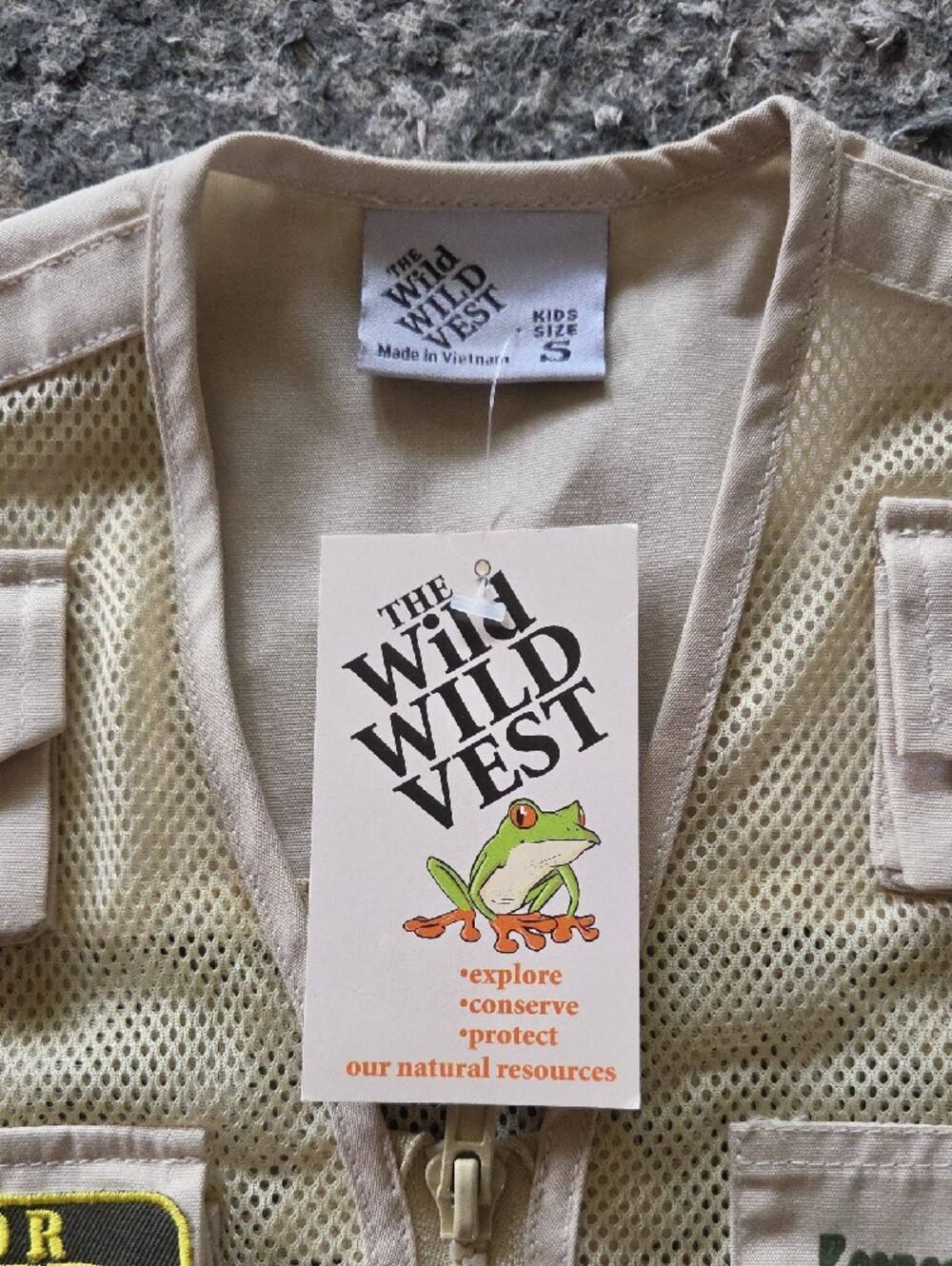 Junior Ranger Kids' Explorer Vest - Picture 2 of 3